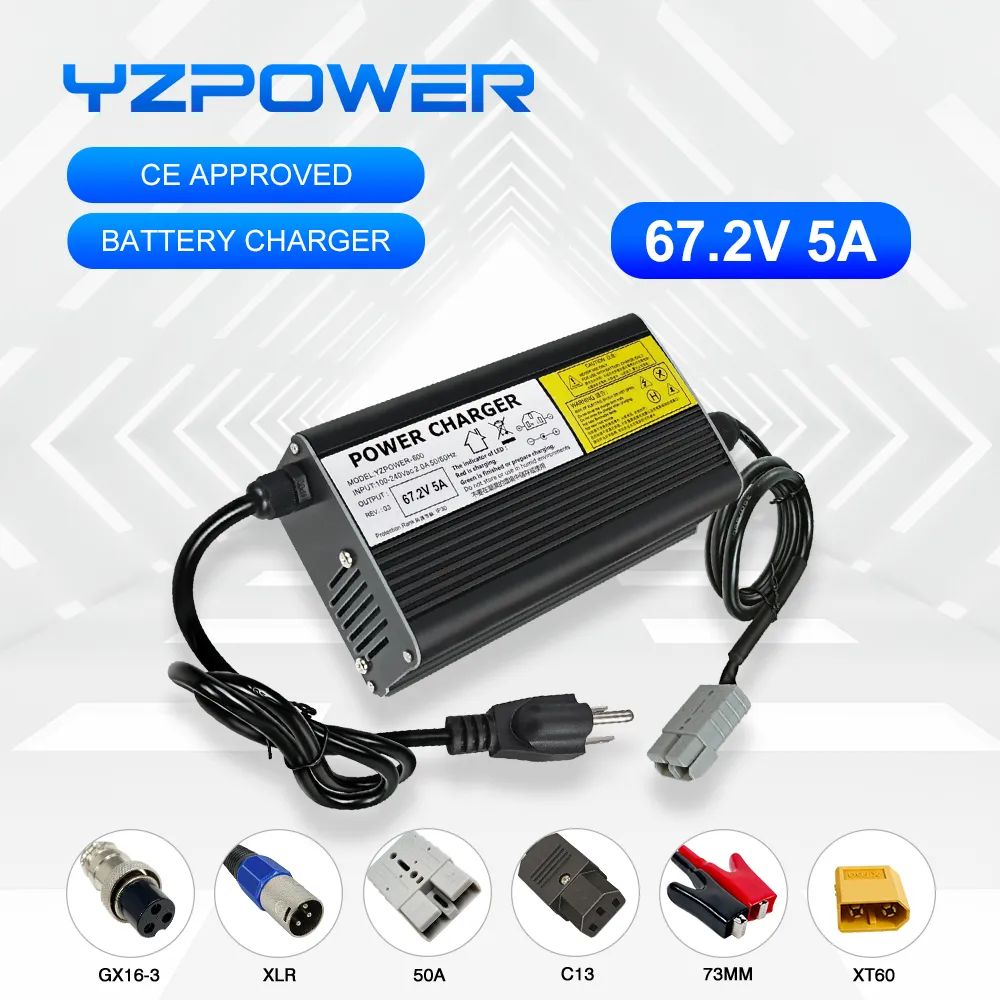 84V 20A Smart Charger - YZPOWER Nhanh 67.2V 5A 16S Sạc