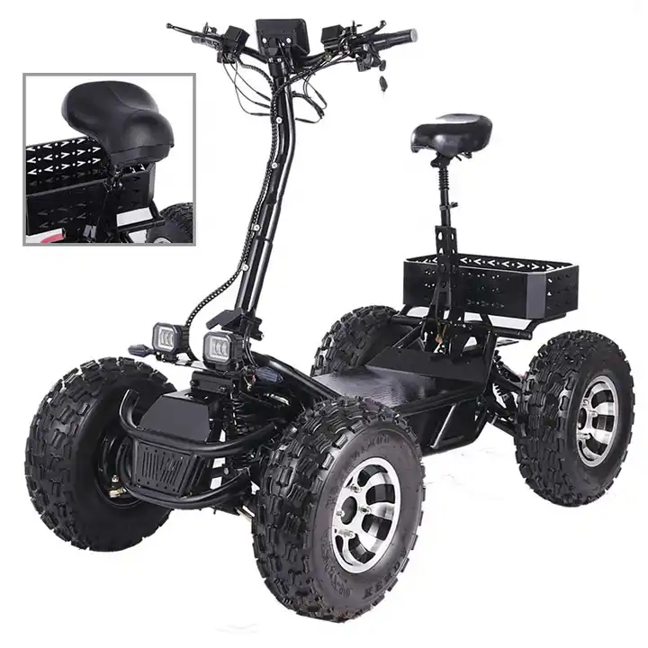 Adult 4 Wheel Road Electric AT - đánh giá và giá 60V 50Ah Electric Scooter Battery