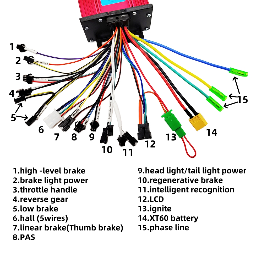 36V 48V 60V 1200W 1500W  2000W - đánh giá và giá Kelly Kls7230S Controller